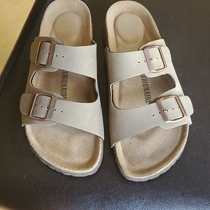 Beige Cushionaire sandals